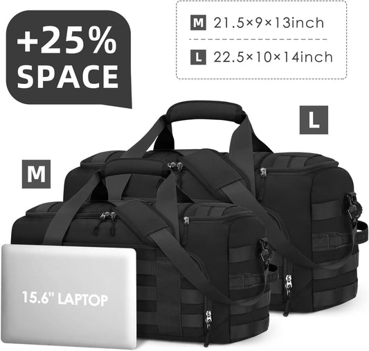 Gym Bags for Men, 3-In-1 65L Large Sports Duffle Bag for Travel