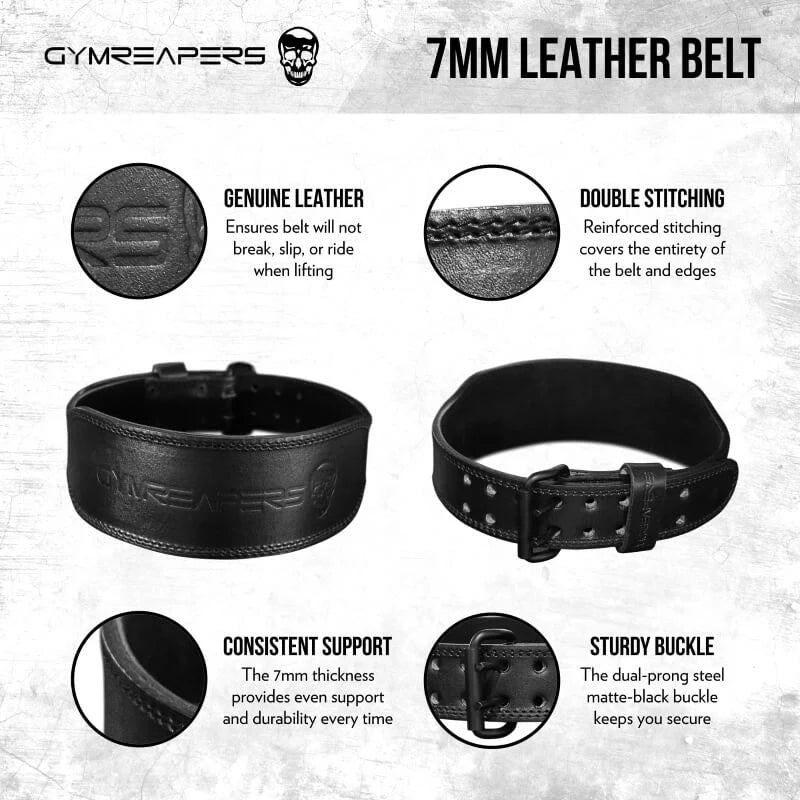 Weightlifting Belt | 7Mm Leather Back Support