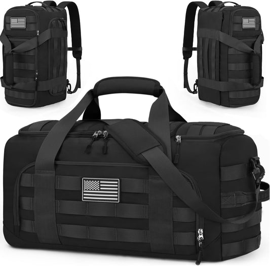 Gym Bags for Men, 3-In-1 65L Large Sports Duffle Bag for Travel